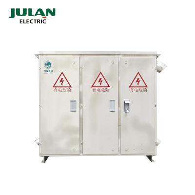 China Electric Power Transmission Low Voltage Outdoor JP Series Integrated Complete Distribution Box 3 Phase Panel Electrical Distribution Cabinet for sale