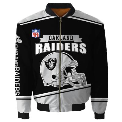 China NFL G-III Commemorative Oakland Raiders Super Bowl Cotton Waterproof Twill Jacket for sale