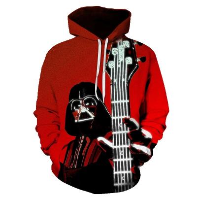 China Fashionable Design 3D Digital Printing High Quality Anti-pilling Custom Logo Men's Hoodies for sale