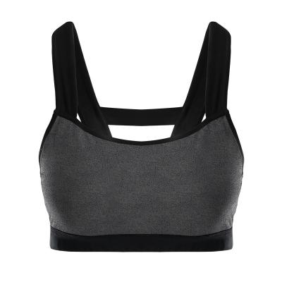 China Custom Made High Print Logo Sports Bra Gym Ladies Yoga Seamless Halter Top Breathable Wireless Support Fashion Bra for sale