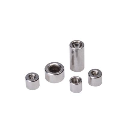 China Heavy Industry 304 Stainless Steel Round Nut Connection With Lengthened Barrel Nut for sale