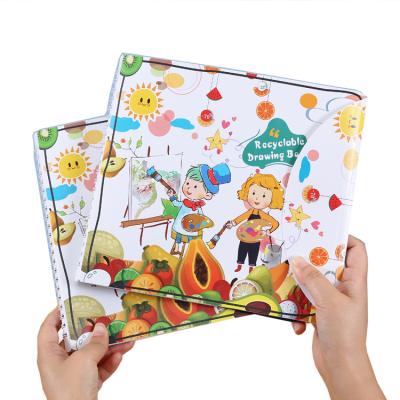 China Children Drawing Writing New Children's Education Color Educational Painting Portable Board Doodle Drawing Board Book for sale