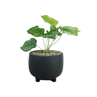 China Durable Garden Supplies Ornamental Artificial Plants Plastic Green Faux Plants Home Decor Indoor Artificial Plant for sale