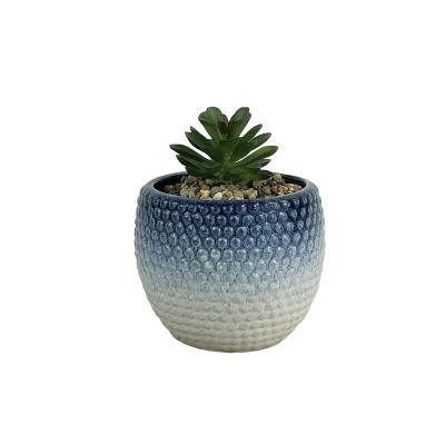 China Durable Artificial Small Plants Succulents Plants Home Decor Little Greenery Artificial Succulent Plants With Pots Creative for sale