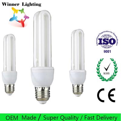 China 2U 3 U 15W 18W 20W 23W 25W Light Bulbs Factory OEM E27 PP PC PBT Energy Saving Lamp for sale