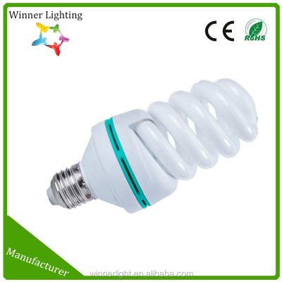 China Energy Saving PP 40 Wattage Lamp Bulbs Full CFL Fluorescent Lighting Spiral Lamp for sale