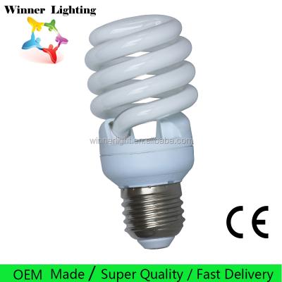 China PP 23 Watt CFL T2 Standard Mini Spiral Light Bulb E27 Base Daylight 6500K Energy Saving Bulbs for sale