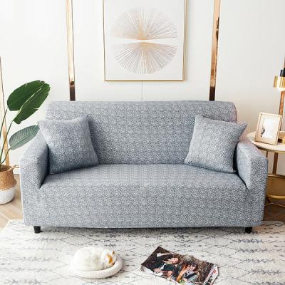 China Simple Design Sofa Cushion Cover 2020 Hot Fast Delivery Printed Sofa Cover Moq Low Covers Sofa Stretch for sale