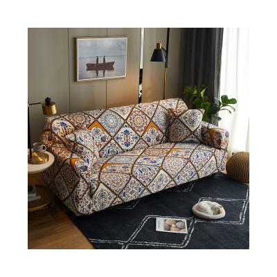 China Simple Printed Stretch Sofa Cover Sofa Cover , Good Quality Sofa Cover Protective Elastic For Living Room for sale