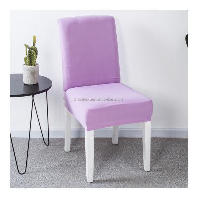 China Wholesale 95%Polyester 5%Spandex Simple Premium Elastic Milk Quality Chair Cover China Silk Chair Cover for sale