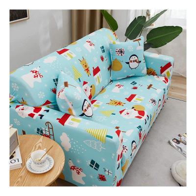 China Single Elastic Breathable Comfort 1 2 3 4 Seat Spandex Fabric Slipcover Waterproof Stretch Print Sofa Cover for sale