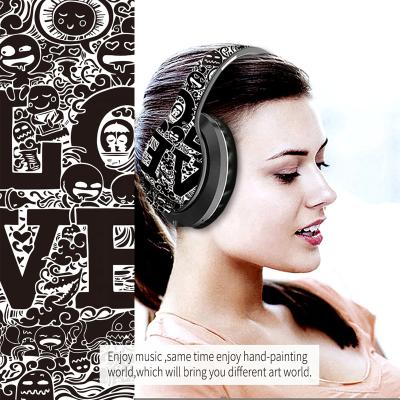 China New EL-B1 Waterproof Hand Painted Headphones Comfortable Wireless Earbuds Waterproof Gaming Sports Running for sale