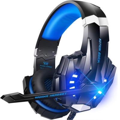 China Headband 3.5mm 4PIN Game G9000 Stereo Headset Mic Deep Bass Earphones EACH KOTION For Laptop PS4 New X-BOX PC Computer Gamer for sale