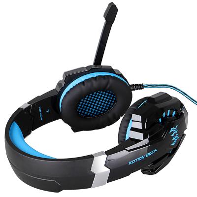 China 3.5+USB Headband Single-port Kotion Each G9000 Gaming Headset Computer Accessories 7.1 Stereo Gaming Headset Earphone for sale