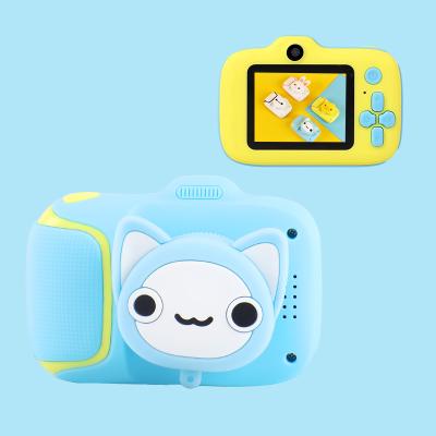 China 2021 Function Cute 2 Inch Cartoon Camera Kids Toy 2000w Children's Camera Recording HD Camera HD Function Digital Camera for sale