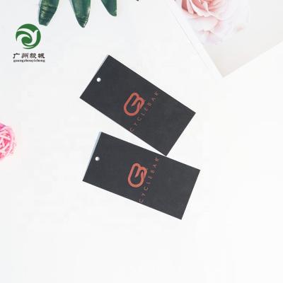 China Luxury Garment Label Garment Paper Hang Tag Swing Tag for custom apparel and appreal for sale