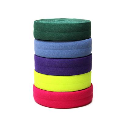 China Purple PP Nylon Elastic Webbing 2cm Spandex Elastic Band for sale