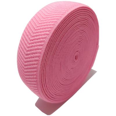 China 3.5cm Lingerie Polyester Elastic Webbing 35mm Polyester Webbing for sale