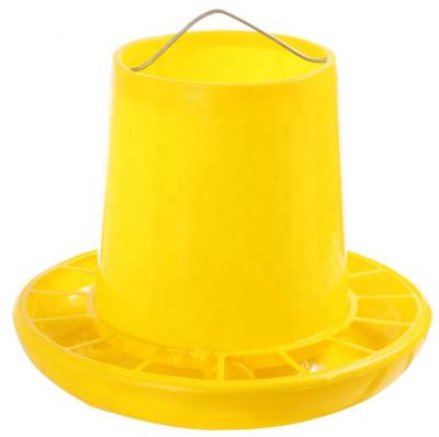 China Broiler Hanging Plastic Poultry Feeder Bucket Chicken Feeder Pigeon Feeder PHF-49 for sale