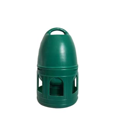 China Cleanable Green Plastic Pet Water Drinking Pigeon 10L Poultry Feeder And Drinker PH-196 for sale