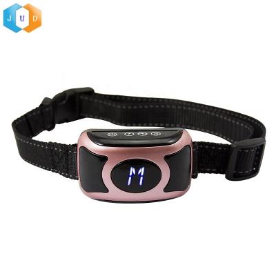 China Hot Selling Smart Electric Dog Anti Bark Shock Collar 2022 Rechargeable Dog No Bark Training Collar, Waterproof Dog Bark Collar, Anti Dog Bark Shock Collar for sale