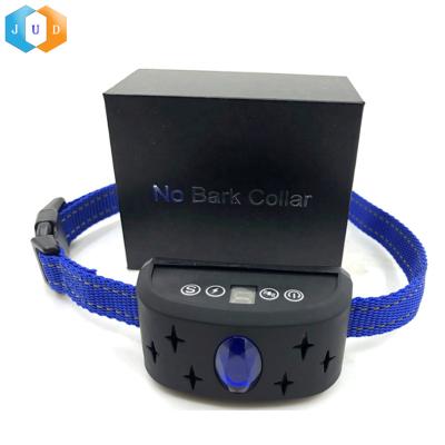 China Anti Dog Bark Stop Collar 2022 LED Anti Shock Collar,Anti Bark Training Collar,LCD Display Dog Bark Stop Collar Instant Rechargeable Waterproof Bark Training Collar for sale