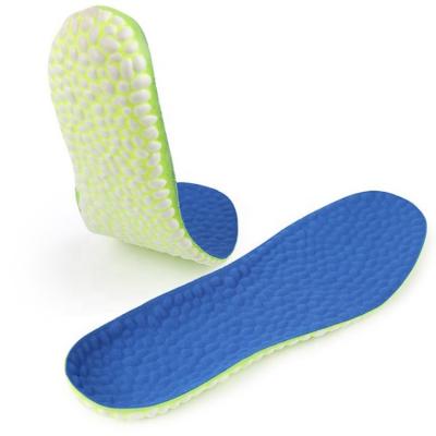 China Polyurethane Foam+polyester TPU Popcorn Insoles Foaming Insoles Shock Absorption Insole For Sports for sale