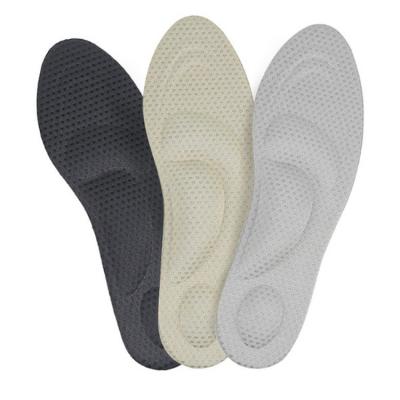 China Polyurethane Foam+ Mesh Soft Insole Comfortable 4D Cushion Arch Support Sports Shoe Insole for Pain Relief for sale