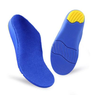 China Mesh+PU+Gel Child Insole Shoes Medical Flat Foot Insole For Flat Foot&Over Pronation for sale