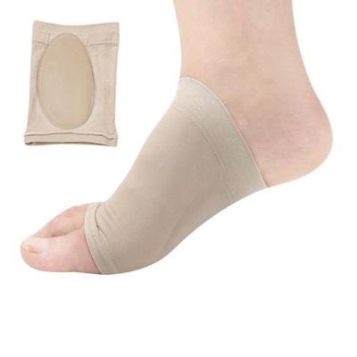 China SEBS+Spandex Bandage Foot Arch Support Sleeve Heel Knocks Foot Care Insoles Foot Protection With Gel Pad for sale