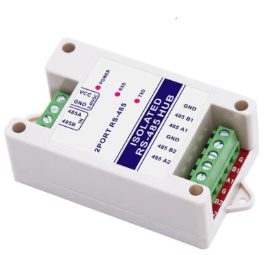 China 485 photoelectric RS485 signal industrial port amplifier hub 2 port amplifier RS485 isolation anti-interference anti-interference lightning protection for sale