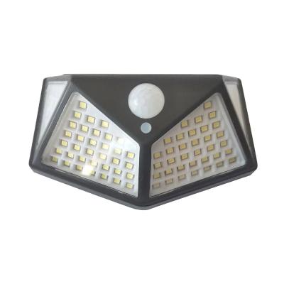 China Motion Sensor Wireless Wall Light 100 LED Solar Garden Sensor Light Power Lights Outdoor Gardening for sale