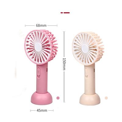 China Mini USB Fan Cheap Electric Rechargeable Air Stand Small Cool Portable Handheld Charging Fans and Holder for sale