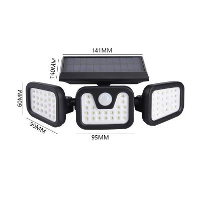 China Waterproof Garden Pathway Led Security Solar Outdoor Garden Emergency Motion Sensor Solar Wall Light for sale