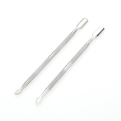 China Finger Nail+Foot Nail Dead Skin Remover Double-End Stainless Steel Nail Cuticle Pusher Dead Nail Cuticle Pusher for sale