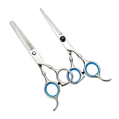 China Wholesale Straight Handed Professional Hair Scissors Professional Hair Scissors Barber Shop Tools Barber Factory Scissors Thin Scissors for sale