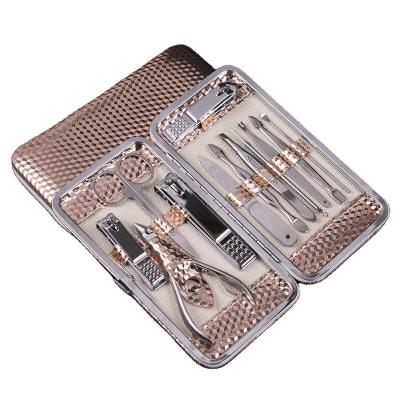 China Durable Useful Stainless Steel Toe Nail Clippers Manicure Pedicure Nail Tool Kit for sale