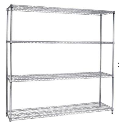 China Widely Applied Customizable Multilayer Warehouse Shelf Supermarket Shelf Display Rack Stainless Steel for sale