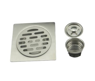 China Modern Kitchen Toilet Toilet Drain Stainless Steel Bathroom Household Anti Blocking Floor Drain for sale