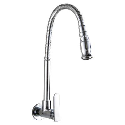 China Other New Style Excellent Quality Flexible Hose Single Cold Water Kitchen Faucet Faucets for sale