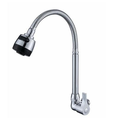 China Other Bargain Price Chrome Plated Single Handle Flexible Hose Kitchen Faucets for sale