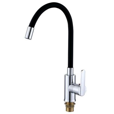 China Hot And Cold Cheap Kitchen Faucet New Design Stable Faucets Sense And Durable Single Handle Flexible Kitchen Faucet for sale