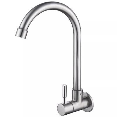 China Factory direct supply thermostatic faucets stainless steel ceramic mixer tap water kitchen sink mixer cold and hot 304 cartridge faucet for sale