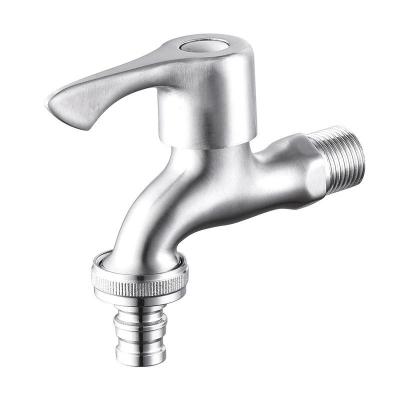 China Cost Effective Interface Washing Machine Faucets Stainless Steel Balcony Metered Outdoor Garden Faucet for sale