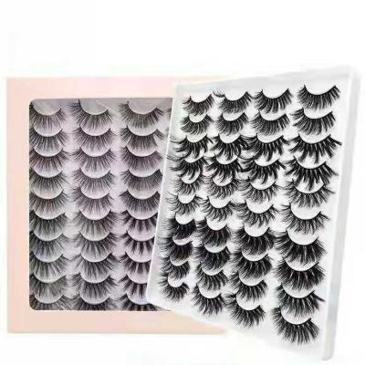 China Mutilayer/Looking/3Deffect Natural Private Label New 20 Mink Eyelash Eyelash Book Custom False Deep Soft 15mm 20mm 25mm Lashbook 3D for sale