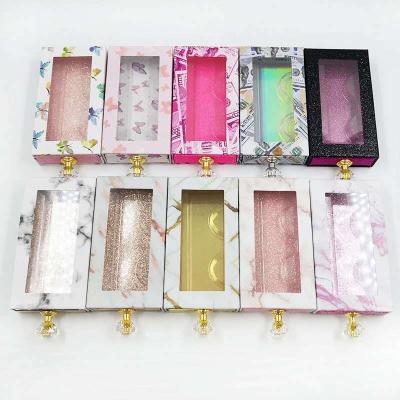 China Looking/3Deffect marble mutilayer/lashbox silver box natural clear acrylic paper butterfly lashbox packaging custom doos wimpers lashboxes lashpackaging for sale