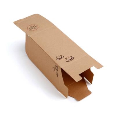 China High Quality Recyclable Custom Brand Logo Printing Recyclable Wholesale Cardboard Kraft Paper UV Printing Rectangular Box for sale