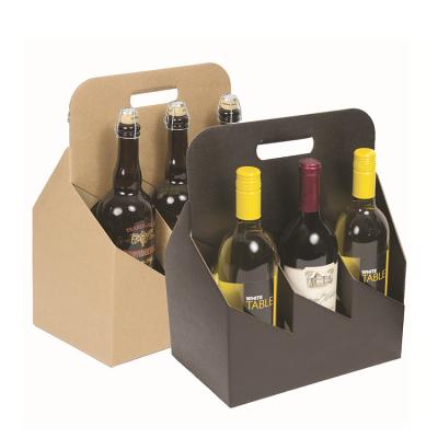 China Wholesale Recyclable OEM Wine Cardboard Template Cardboard Display Box UV Printing High End Wine Display Box for sale