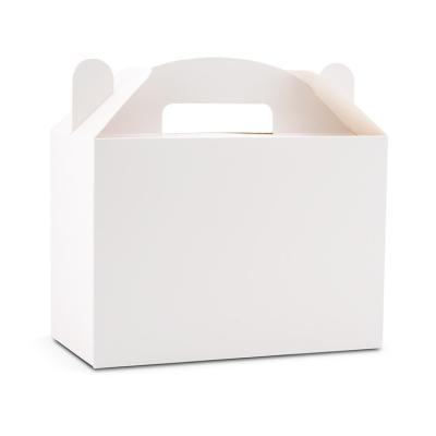 China Customized Hot Selling Box Foldable Cardboard Design Recyclable White Paper Triangular Simple Box for sale