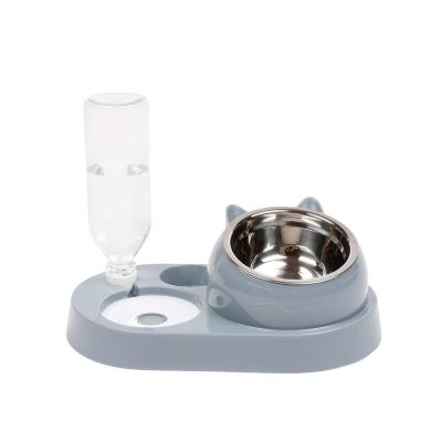 China Morden High Level Four In One Multifunctional Automatic Cat Bowl And Pet Supplies Cat Bowl for sale